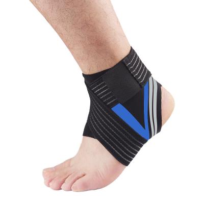 China High Quality Adjustable Elasticity Ankle Brace Foot Orthosis Laced Ankle Support for sale