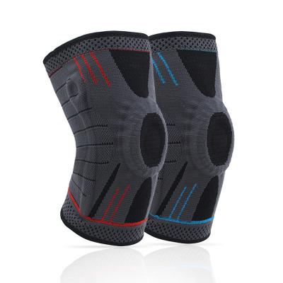 China Free Sample Elasticity Nylon Knee Protector Sports Knee Support Compression Sleeve Knee Support Brace for sale