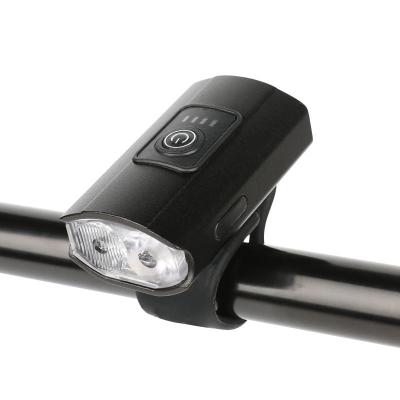 China Durable Waterproof USB Rechargeable LED MTB Aluminum Front Bicycle Light Bike Light for sale