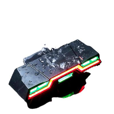 China Durable Waterproof Bicycle Tail Light 3 Flashing Colors Warning Light USB Rechargeable Bike Rear Tail Light for sale