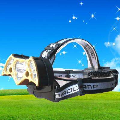 China Durable Ultra-Bright Bicycle Headlight OEM Rechargeable Bike t6 Led Headlight Waterproof 8000LM Lightweight for sale