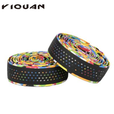 China PU Durable Tape Fixed Gear Road Bike Handlebar Tape Colored Bicycle Handlebar Straps for sale