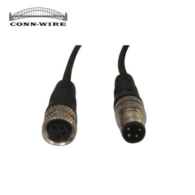 China Consumer Electronics COMPUTER 4pin male to female right angle m8 connector cable for sale