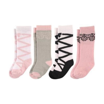 China Whosale BY-N616 baby cotton kids antibacterial long crew boot socks for sale