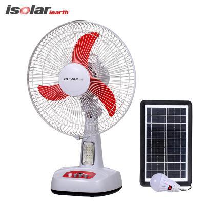 China AC Table Fan Plastic Solar Trending Rechargeable Fan 3 Speed ​​Home Fan for sale