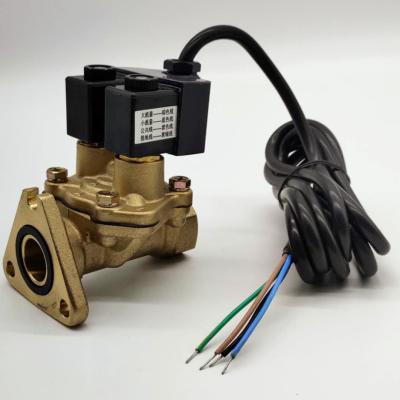 China New Style DN50 DN20 DN25 Fuel Dispenser Parts Dual High Flow Solenoid Valve For Fuel Dispenser for sale