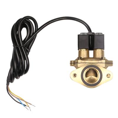 China DC 110v 220v AC lpg gas high flow 12v 24v auto shut off magnetic solenoid valve for sale