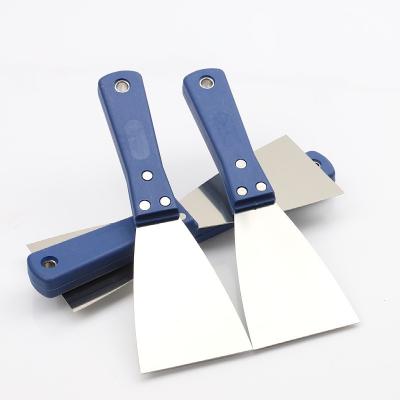 China Stainless Steel Scraper Old Dust Removal Film Caulk Construction Tool Removal Knife Shovel Putty Cleaning Spatula With Hammer End for sale