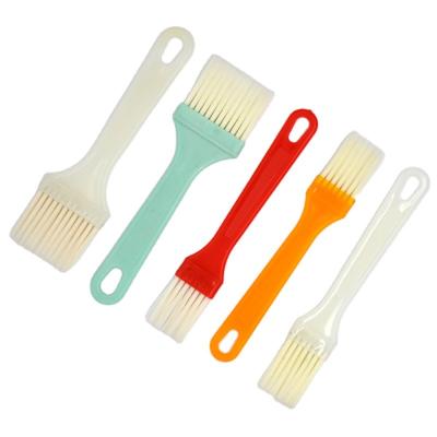 China Plastic Color Grip Handle Cavity PET Synthetic Fiber Paint Brush for sale