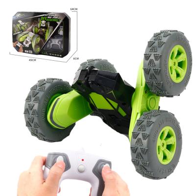 China 1:28 Diy Assembly RC Model Twisting Arm Stunt Remote Control High Speed ​​Electric Rc Car Toy For Children for sale