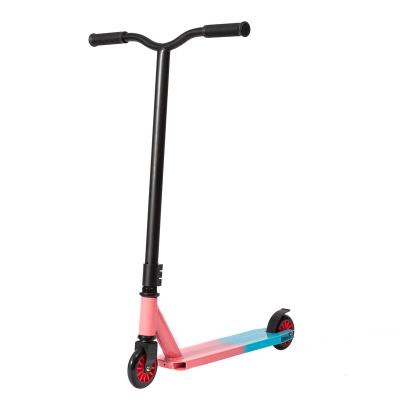 China Aluminum scooter youth rainbow stunt pro freestyle kick scooters full ride scooters for adult kids for sale