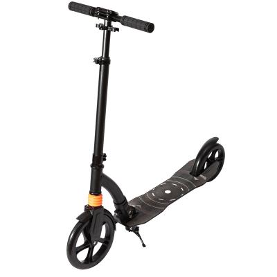 China Fold Adjustable Height Adjustable Aluminum Kick Pedal Handlebar Scooter Height Easy Mobility Scooter for sale