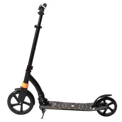 China Front Wheel Kick Scooter Adjustable Height Folding Kick Scooter Oversized Handlebar New Height Adjustable Design for sale