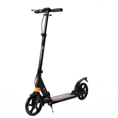 China Quick Folding All Aluminum Kick Scooter Adult OEM ODM With 200mm PU Wheels Foot Scooter for sale