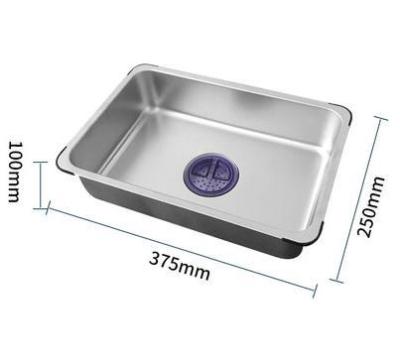 China Without Tap High Quality Portable Stainless Steel Basin Basket Food Colander For Restaurant Kitchen for sale