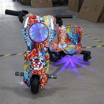 China Outdoor sports 2023 cheap price kids drift scooter tricycle 3 wheel tricycle electric bike electric drift tricycle for sale with bluetooth for sale