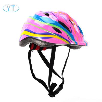 China Bicycle Cycling Helmet Customized Protective Safety Summer Sun Protection Girls Boys Bike Bicycle Kids Helmet Scooter Motorcycle Helmets With Adjuster for sale