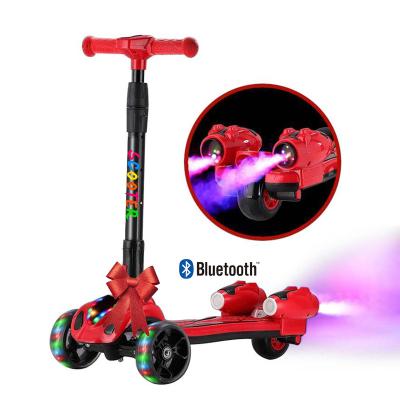 China Spray 2023 Instant 3 Wheel Kids Scooter Kids Foldable Baby Folding Electric Scooters For Kids for sale