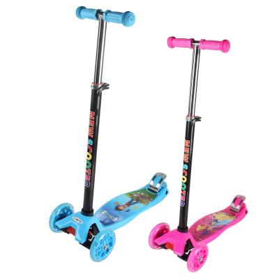 China Factory 2023 PU Cheap 3 PU Kids Scooter Wheels Flash Kids Foot Scooters Electric Scooter For Kids for sale