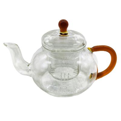 China Sustainable Dishwashing Water Teapot Heat Resistant Borosilicate Glass for sale