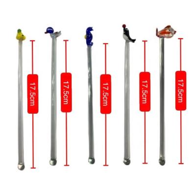 China Custom Restaurant Glass Stirring Rods for sale