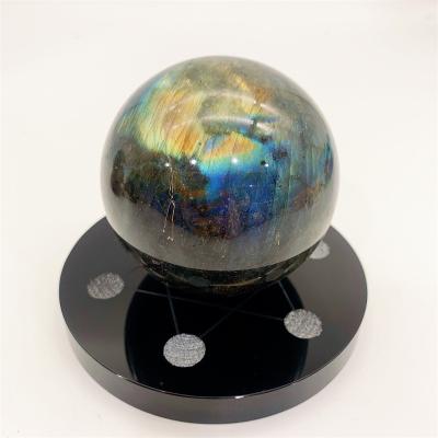 China china wholesale high quality hot sale natural healing stone colorful and black sphere of labradorite for sale