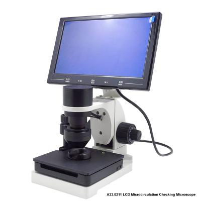 Chine Microcirculation d'affichage à cristaux liquides de microscope d'affichage à cristaux liquides d'A33.0211 Digital vérifiant le microscope à vendre