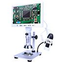 China OPTO-EDU A36.5101 LCD USB Stereo Optical Microscope Portable Dual Lens Digital 2.0M 1.3M for sale