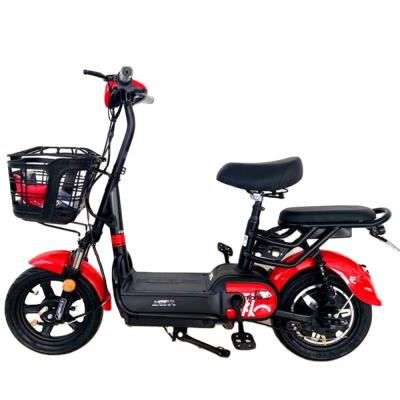 China Low Price Standard Chinese Woman 350w Two Wheel 48v Recumbent Adults Bike 14 Inch Electric Bicycle for sale