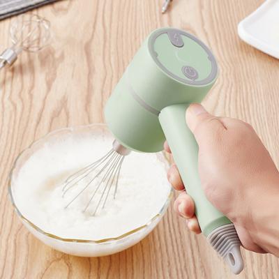 China Portable 3 Speed ​​USB Ejector Button Beater Chopper Egg Mixer 2 in 1 Garlic Filling, Electric Cordless Egg Beaters Hand Mixer for sale