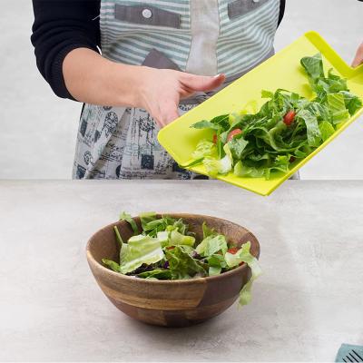 China Sustainable New Design Wholesale Home Use Plastic Flexible Folding Multi Vegetable Chopper for sale