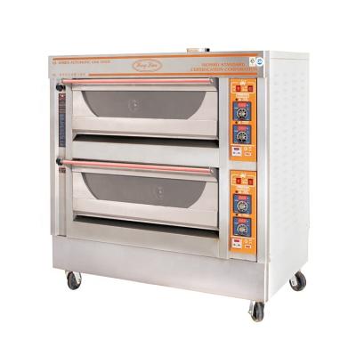 China Commercial Supply HENGLIAN QL-4 Made In China 2 Deck Commercial Kitchen Gas Oven Bakery Machine Equipment Baking Oven for sale