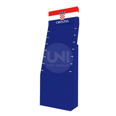 China Environmentally Friendly Cardboard Calendar Book Brochure Iphone Soap Cutout Advertising Product Poster Floor Display Stand for sale