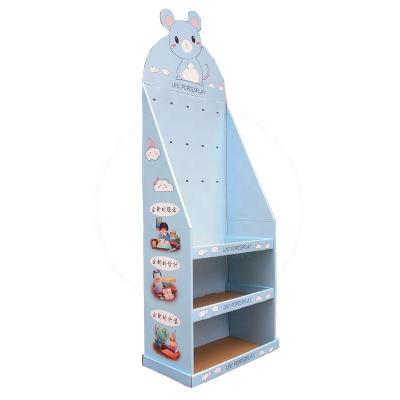 China Eco - Friendly Shop Promotion Cardboard Vending Floor Standing Custom POP Displays POS Display Stands for sale