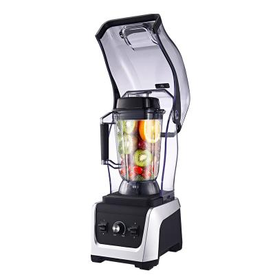 China Multifunctional Smart 2.5L Fruit Grinder Mixing Ice Cream Smoothies Heavy Duty Hotel Blender Machine with Healthy Cover for sale