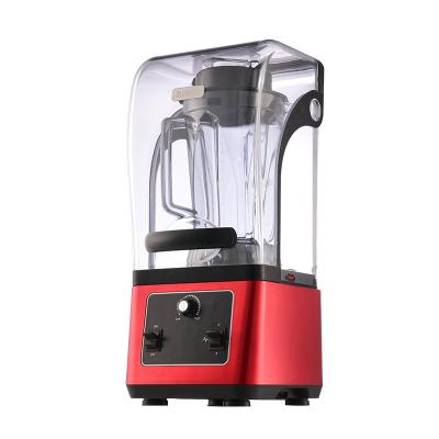 China Ice Crushing Butterfly 6 Blades High Speed ​​Blender 600W Stand Up Commercial Blender With Sound Enclosure for sale