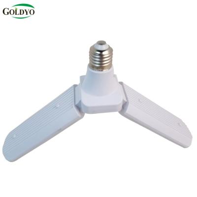 China GOLDYO LED Lights Modern Cheap Folding Fan Blade Led Bulb Lights Lamp Indoor Lighting for sale