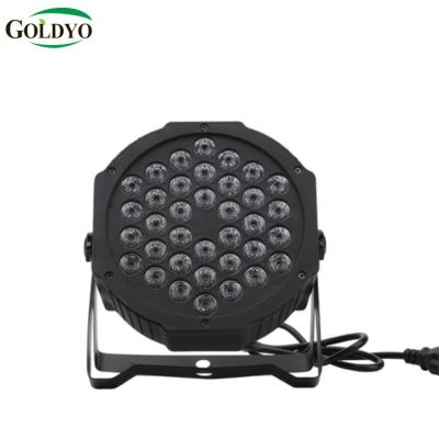 China GOLDYO Theme Park High Quality Stage Lighting Truss RGB Aluminum Remote Control Uplight Battery Operated Led Stage Lights for sale