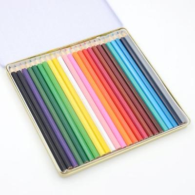 China 24 colored pencils + BEN box of tin 10-24 for sale