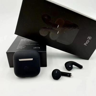 China From TWS (True Wireless Stereo) New Product Fashionable High Fidelity Wireless Earbuds Pro 4 Tws Air Black Pro4 Earbuds for sale