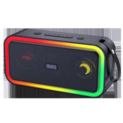 China No Private Model F60 Radio Waterproof Speaker IP67 Outdoor Portable Wireless Speaker High Quality LED Display for sale