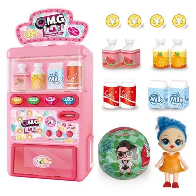 China New Non-Toxic Mini House Play Pretend Play Water Drinking Toys, Drinking Machine Colorful Game Dispenser Toys for sale