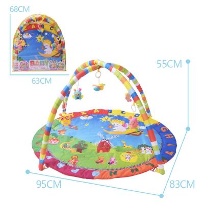 China Music and Lights Price Cheap Hot Selling Lovely Soft Square Shape Baby Mat Covering Gym Eco-Friendly Fashion Crawling Play Mat with Rattles for sale