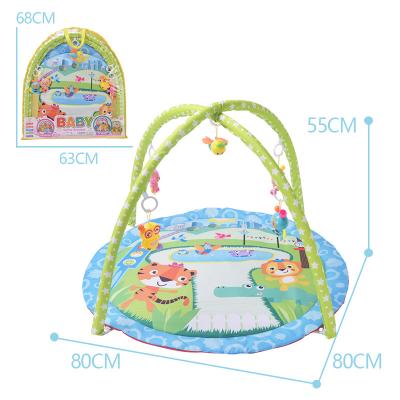 China 2021 Music and Lights Price Good Quality Cheap Baby Play Mat With Mirror Infant Activity Gym Mat With Funny Baby Toys for sale