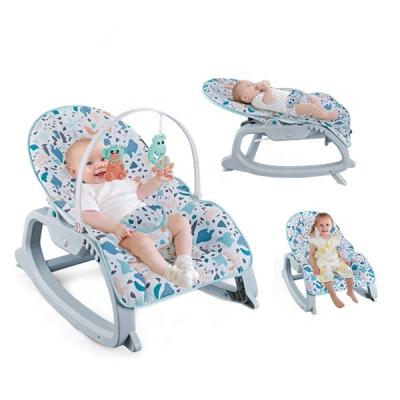 China Non-Toxic Hot Sale Newborn Toy 3 IN 1 Musical Portable Rocker Multi Function Baby Rocking Chair With Musical Toys for sale