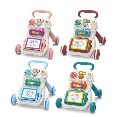 China Multifunctional Music and Lights Toddler Learning Walker Musical Toy Baby Walker Educational Activity for Kids for sale