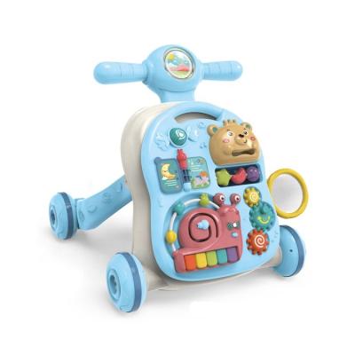 China Music and Lights 3 in 1 Multifunctional Baby Walker Active Table Baby Walker Study Activity Walker Toy with Music for sale