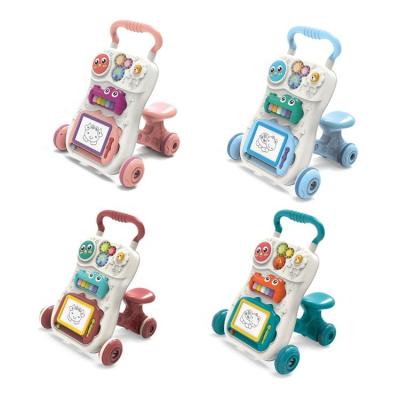 China Music and Lights Multifunctional High Quality Educational Children Toddler Musical Infant Activity with Light Baby Walker Toys for sale