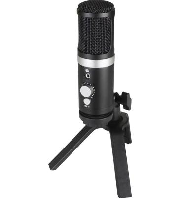 China Wholesale Hot Selling Handheld Microphone Fashion China Condenser Microphone Unidirectional Usb With Usb Audio Interface For Podcast for sale