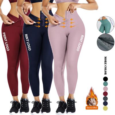 China Custom Made Breathable Abdomen Legging 2021 Autumn Yoga Leggings Women Trainers Logo Corset Tops and Waist Hips for sale